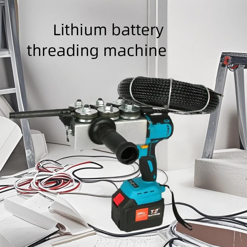 Hidden Cable Fitting Machine Lead Fitting Machine For Electricians For Electricity Leader Put Thread To Thread Traction Thread