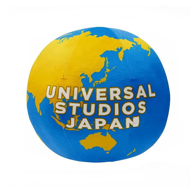 Cuscino a Forma di Terra Piana Universale di Universal Studios Japan - Morbidissimo Cuscino per Pisolino e Decorazione Divano, Souvenir da Viaggio