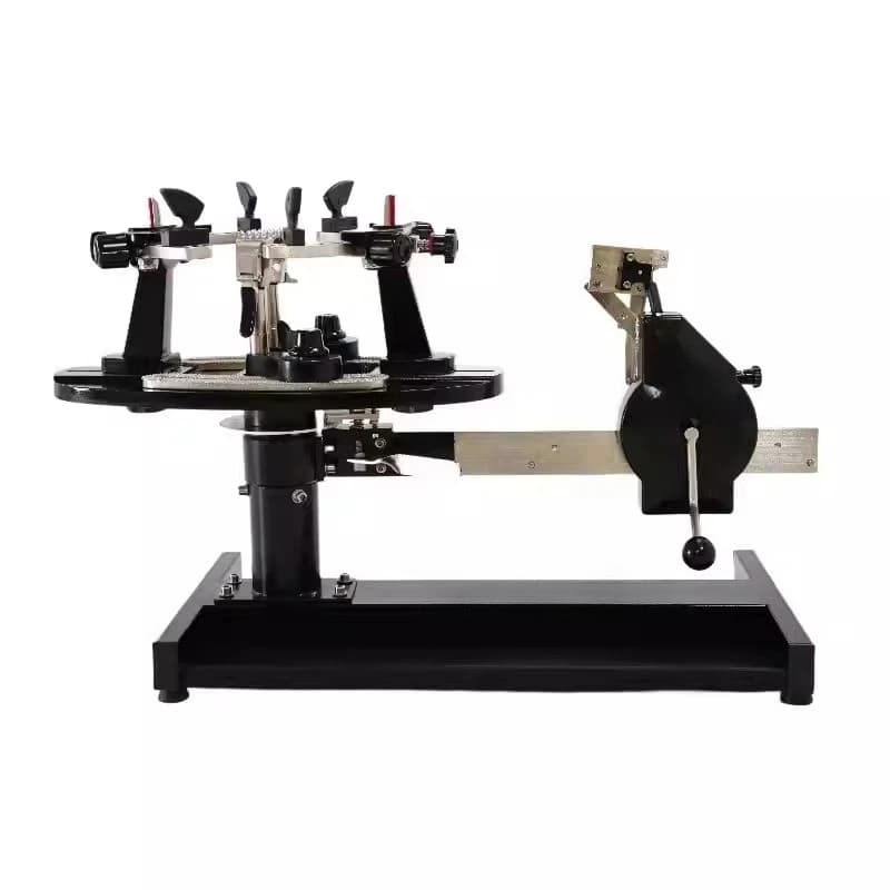 Machine for connecting the manual racket, cords for tennis racket and table handle badminton with wire stretcher
