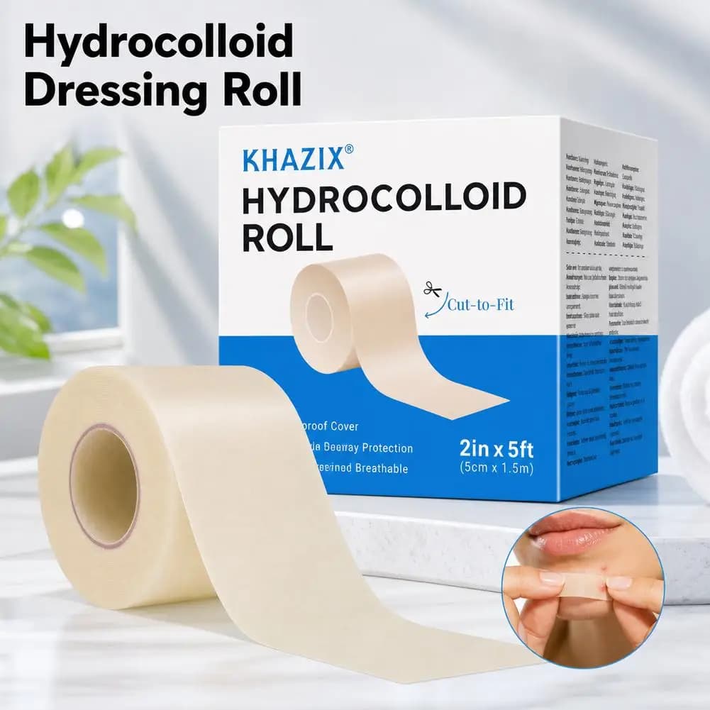 Multi-Purpose Colloidal Acne Patch Roll Pack Skin Wound Dressing Freely Cuttable Skin-Friendly Adhesive Keep Wound Clean