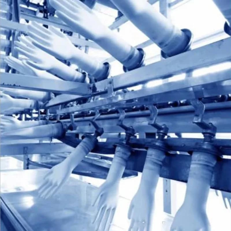 Macchina Industriale per la Produzione di Guanti in Lattice, Linea di Produzione Automatica a Immersione, Prezzo di Fabbrica