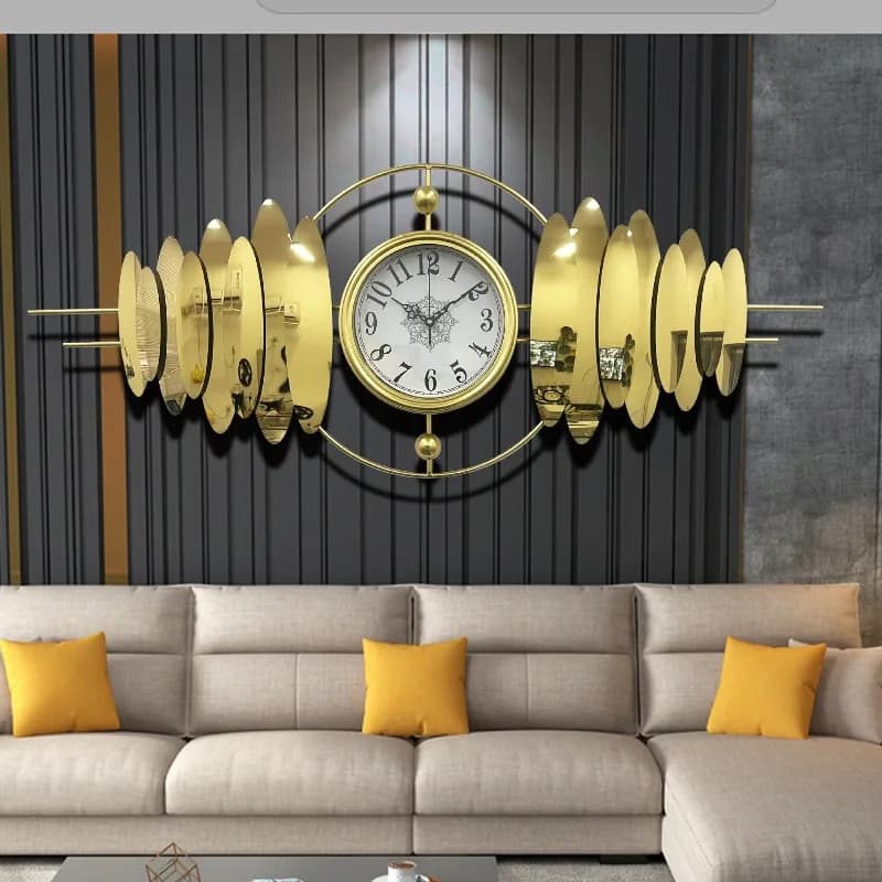Orologi da Parete Moderni e Creativi per Soggiorno, Orologi Silenziosi per Casa, Orologi Artistici Smontabili e Assemblabili, Decorazione per Ingresso e Sfondo