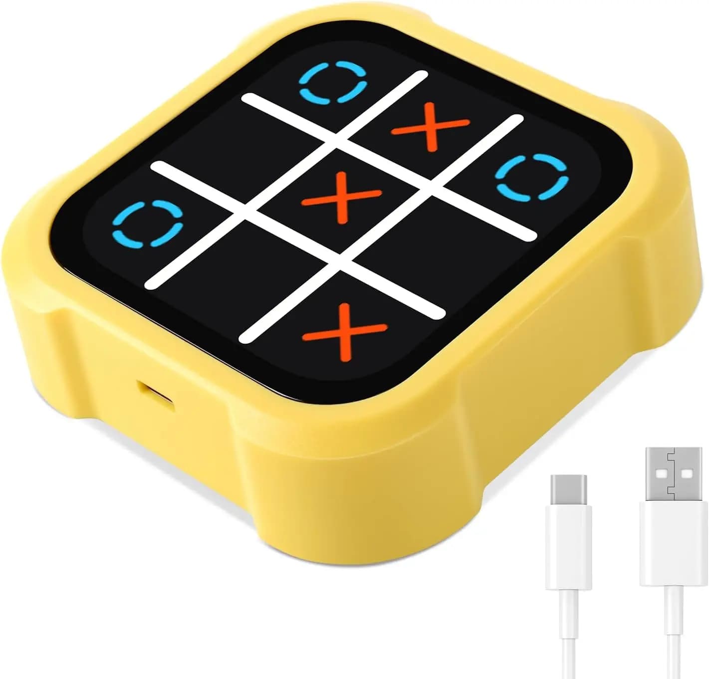 Gioco Tic Tac Toe Bolt, console di gioco puzzle elettronica portatile 4 in 1, gioco da viaggio portatile Infinite TicTacToe per l'educazione