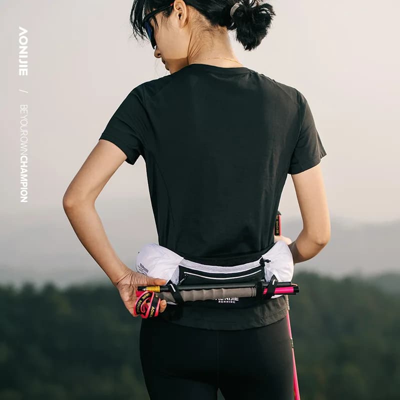AONIJIE Racewear for Men and Women with 500ml Soft Water Bottle, Walking and Jogging Waist Waist, W8138 Marathon
