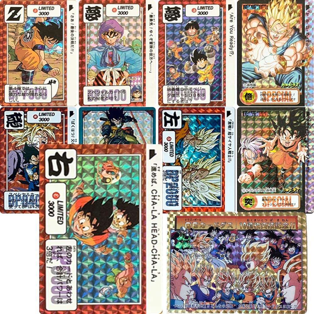 Anime characters Dragon Ball Super Bulma Android 18 Trunks DIY Homemade Xtreme toys Collection card Christmas birthday gift
