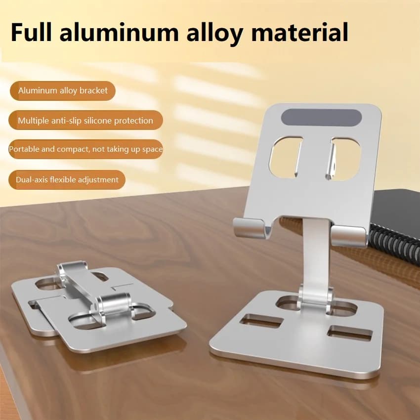 Universal Foldable Mobile Phone Holder Aluminum Alloy Desktop Stand Mobile Phone Tablet Office Mount SJZJ24