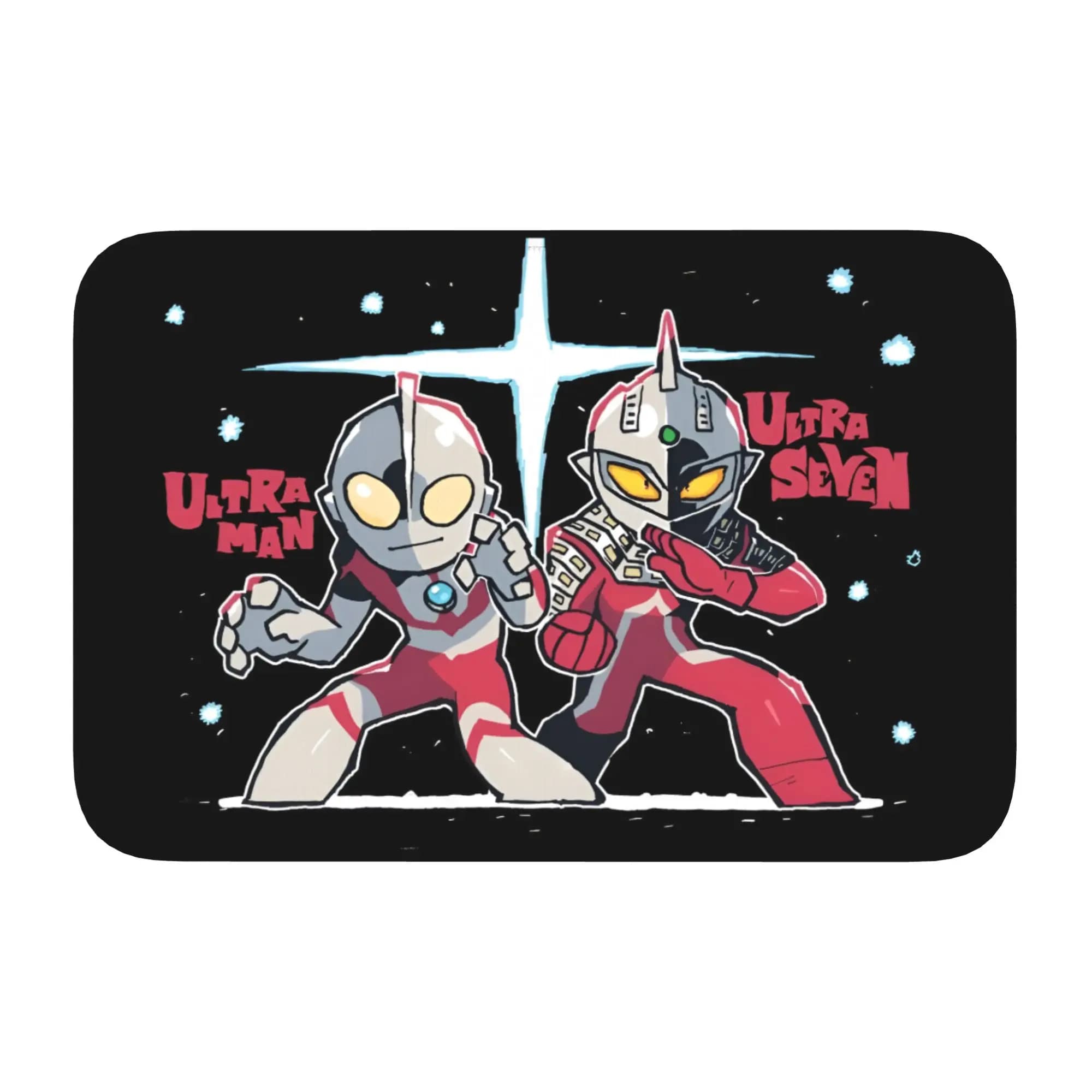 Tappetino Personalizzato Ultramanes Anime per Porta d'Ingresso, Antiscivolo, Asciugatura Rapida, per Interni, Bagno, Ingresso, Tappeto, Zerbino