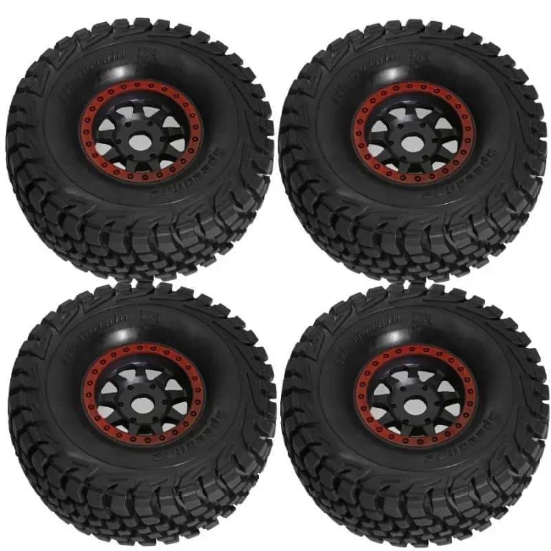 4 pneumatici fuoristrada da 135x55 mm con adattatore da 17 mm - universali per camion short course 1/7/8, MOJAVE e altri modelli di auto RC