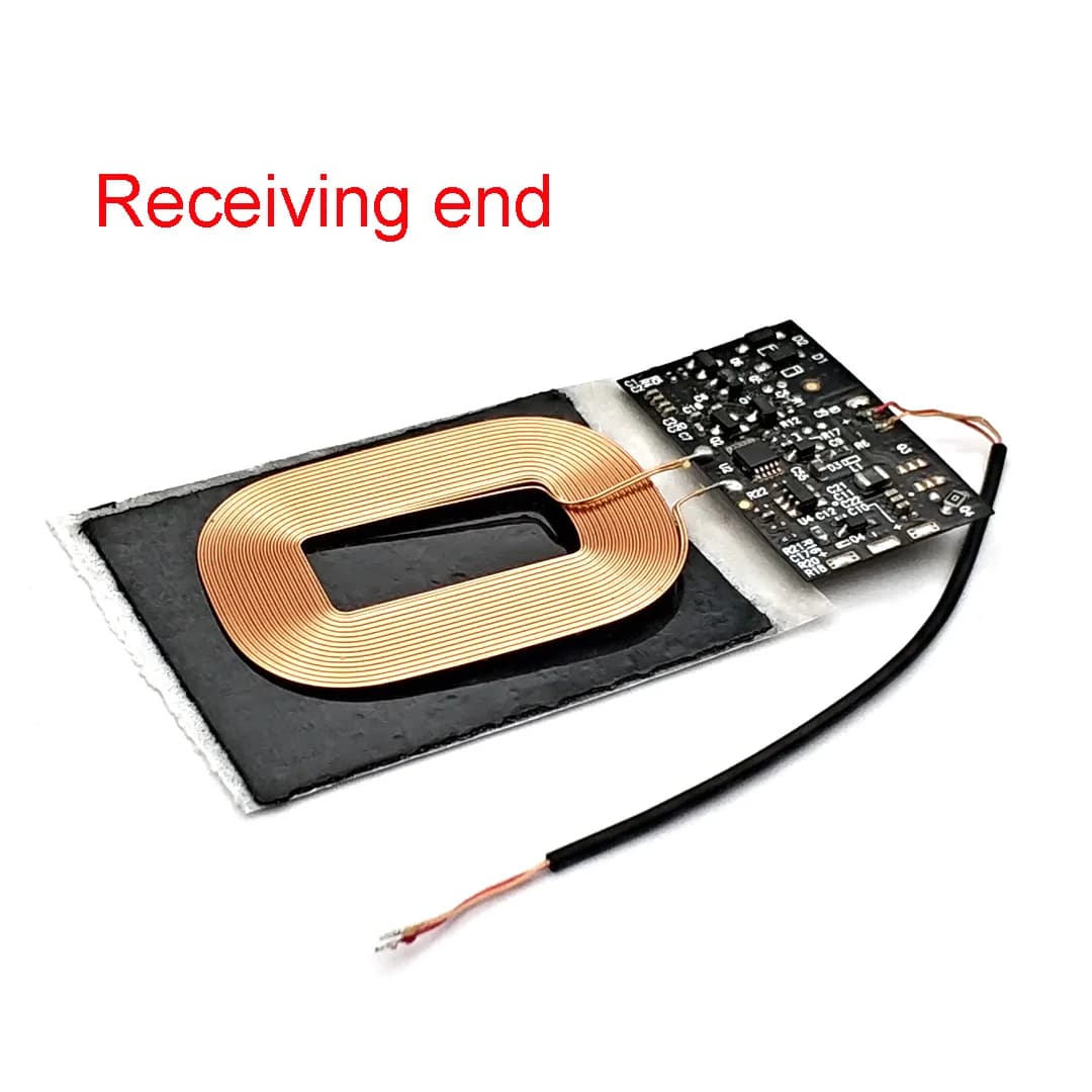 Modulo ricevitore caricabatterie wireless universale standard di ricarica wireless Qi Ricarica del circuito stampato con bobina in rame puro per telefoni cellulari