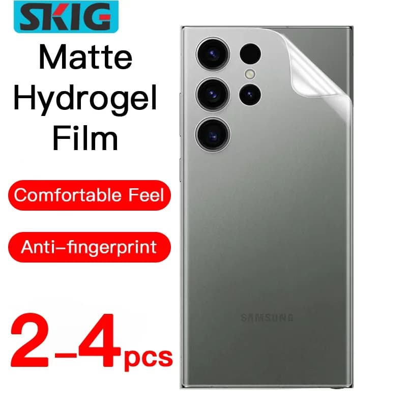 2-4 Pezzi Pellicola Idrogel Opaca per Samsung Galaxy S25 S24 S23 S22 S21 S20 Ultra Plus FE Protezione Schermo Pellicola Posteriore Non in Vetro