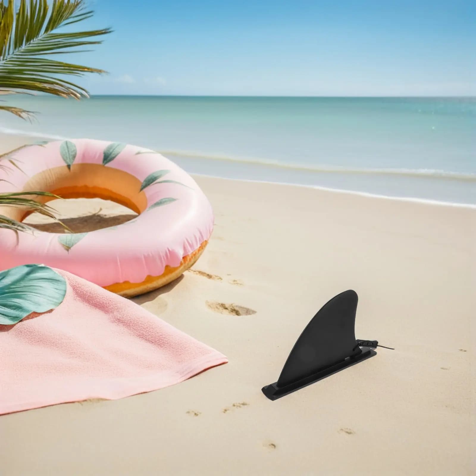 Set di 4 Pinne Posteriori Gonfiabili per Paddle Board, Rimovibili e a Installazione Rapida, per Kayak, Canoa, SUP e Tavole da Surf - Pinne Stabilizzatrici di Ricambio