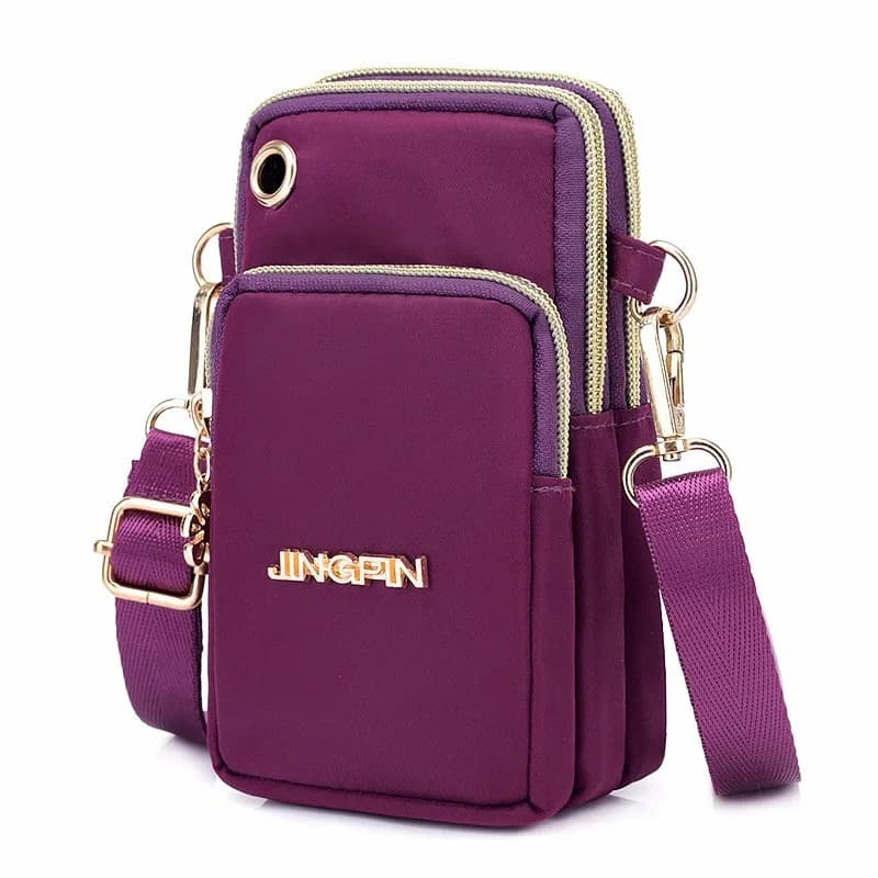 Borse a tracolla in nylon impermeabili casual Borsa a tracolla messenger da donna Borse per cellulare piccole femminili Borse Borsa sportiva