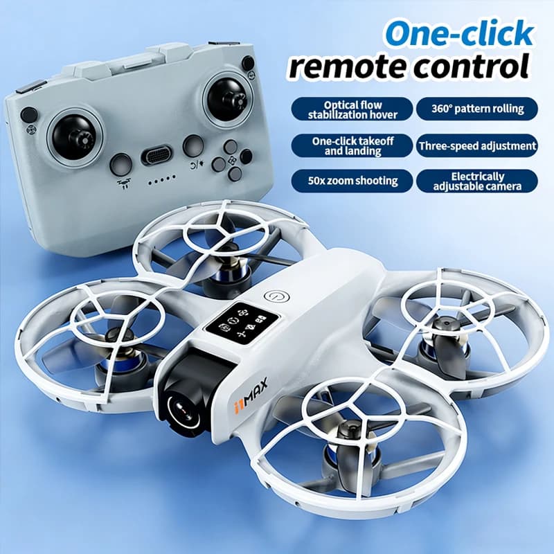 Nuovo Drone con Doppia Fotocamera 8K, Schermo da 4,3 Pollici, Drone Brushless WiFi per Fotografia Aerea Professionale, Mini Droni RC Quadricottero