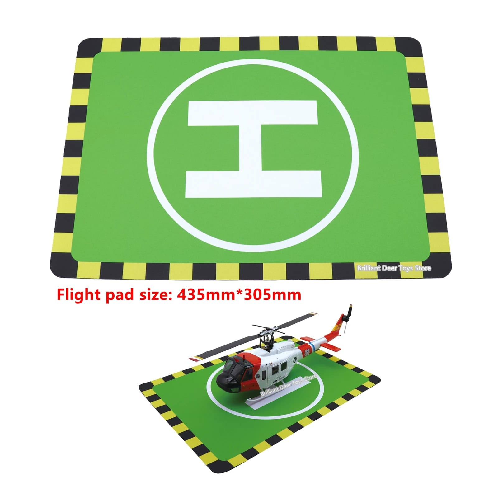 Pad di Atterraggio Portatile 43.5x30.5 CM per Elicotteri RC, Compatibile con YUXIANG F06 F07 F08 F02S F09S F11S F119S