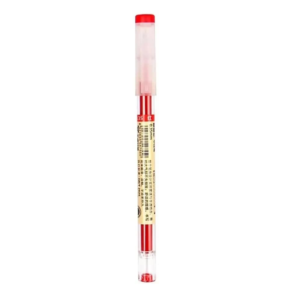 New Plastic Gel Pens Quick-drying Red/Black/Blue Neutral Pen Stationery 0.35mm Marker Pen