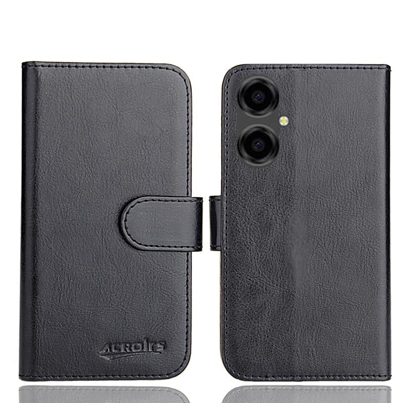 Logicom Elio Case 6.74" 6 Colors Flip Ultra-thin Fashion Customize Soft Leather Exclusive Phone Crazy Horse Cover