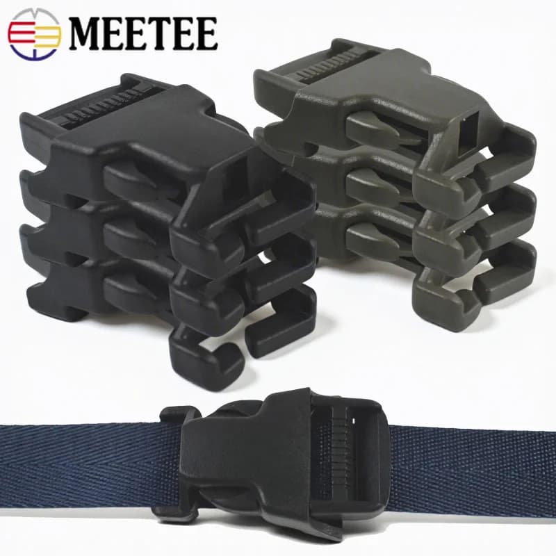5-30Pc 25mm Plastic Detachable Release Buckle Bag Strap Adjustment Clasp Waistband Holder Hasp Belt Buckles Backpack Accessories