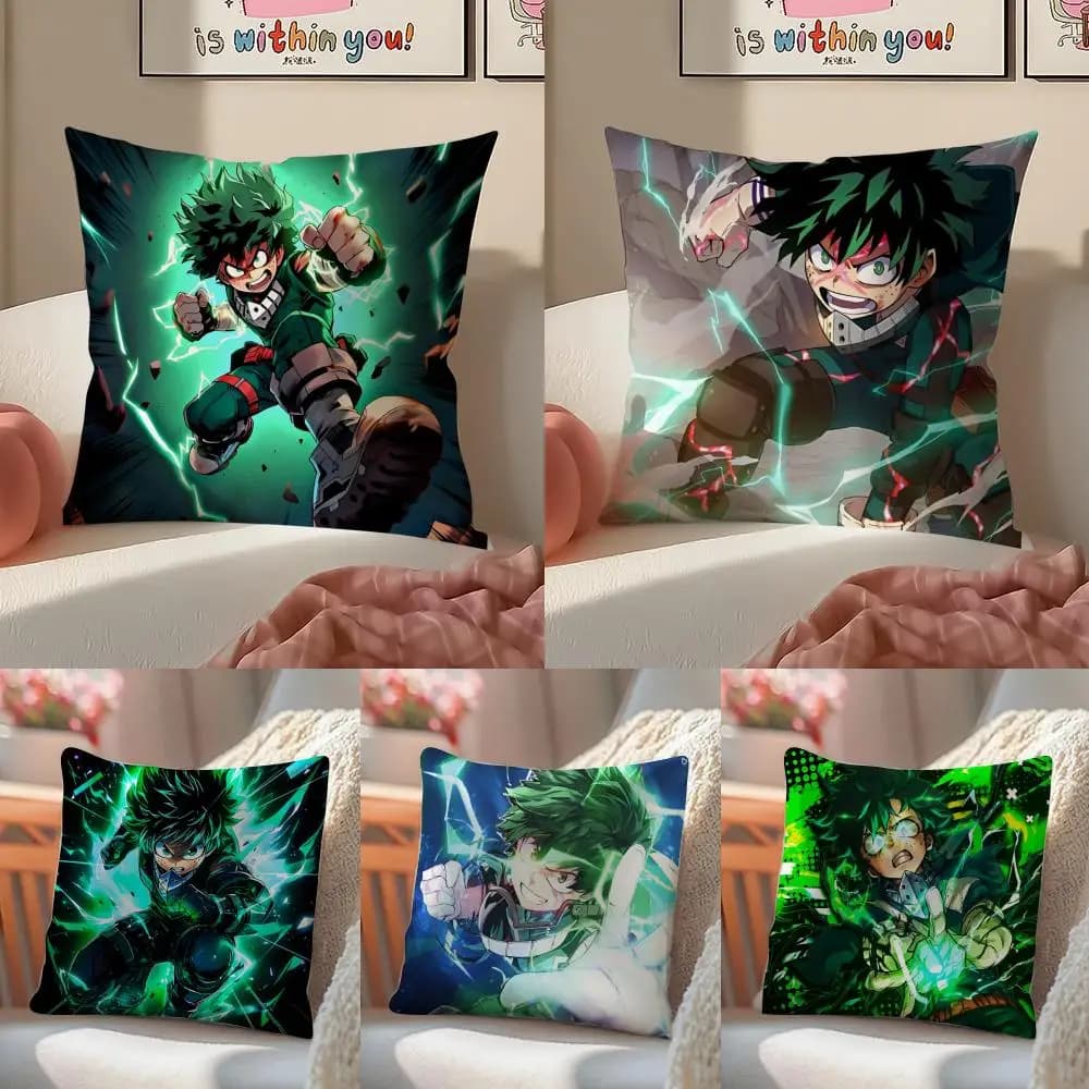 My Hero Academia - Boku no Hero Academia Cushion Cover Linen Minimalist Cover Soft Decor for Sofa Home Room