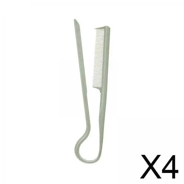 V Shape Smooth Plastic Smooth, Anti-Node Tool for Hairdressers, Suitable for All Hair Types, for Salon