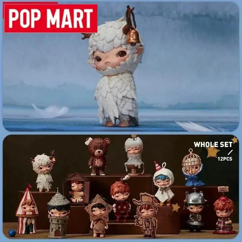 POP MART Hirono Shelter Series Blind Box Figure: Statuetta da Collezione Carina per Decorazione Desktop, per Appassionati di Anime e Collezionisti di Giocattoli