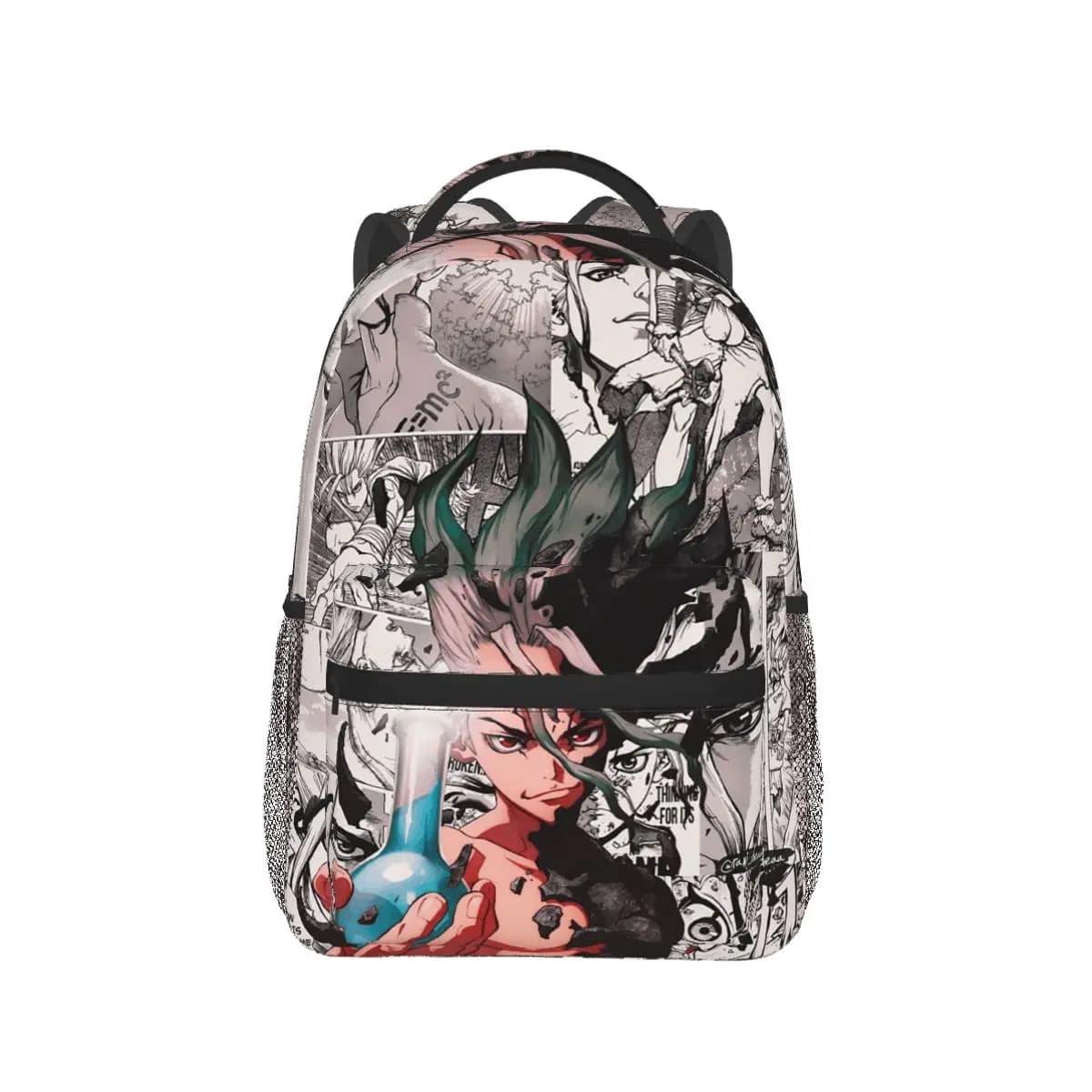 Senku Ishigami Dr Stone Apan Anime Backpack Hot Sale Daypack Large Capacity BookBag School Bag Shoulder Bags for Men Women