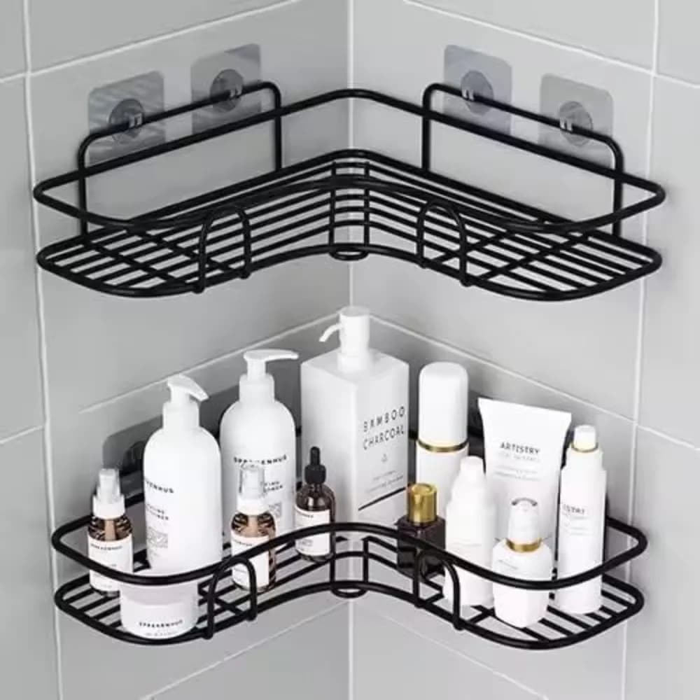 Corner shower shelf – Bathroom shelf for shampoos and toiletries