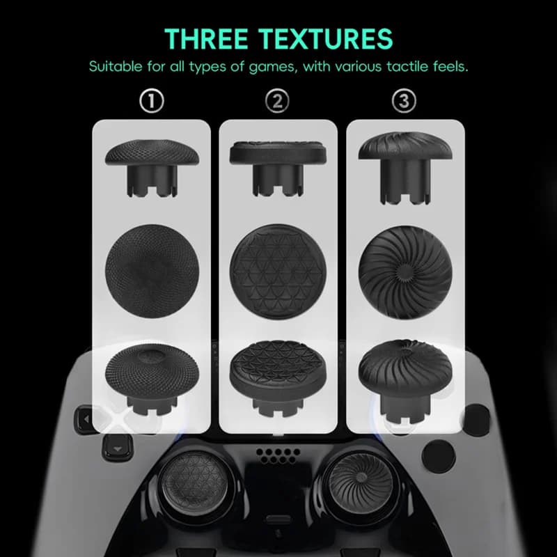 【Cavo USB-C】 Set di accessori per cappuccio rocker e paddle per PS5/PS4//Switch Maniglie per controller di gioco Accessori per controller di gioco