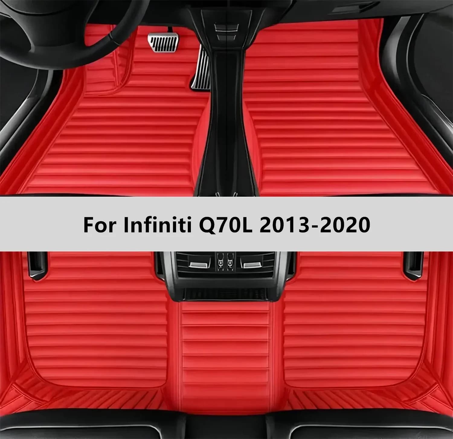 Tappetini per auto personalizzati per Infiniti Q70L 2013-2020 Tappetino per auto Accessori per interni
