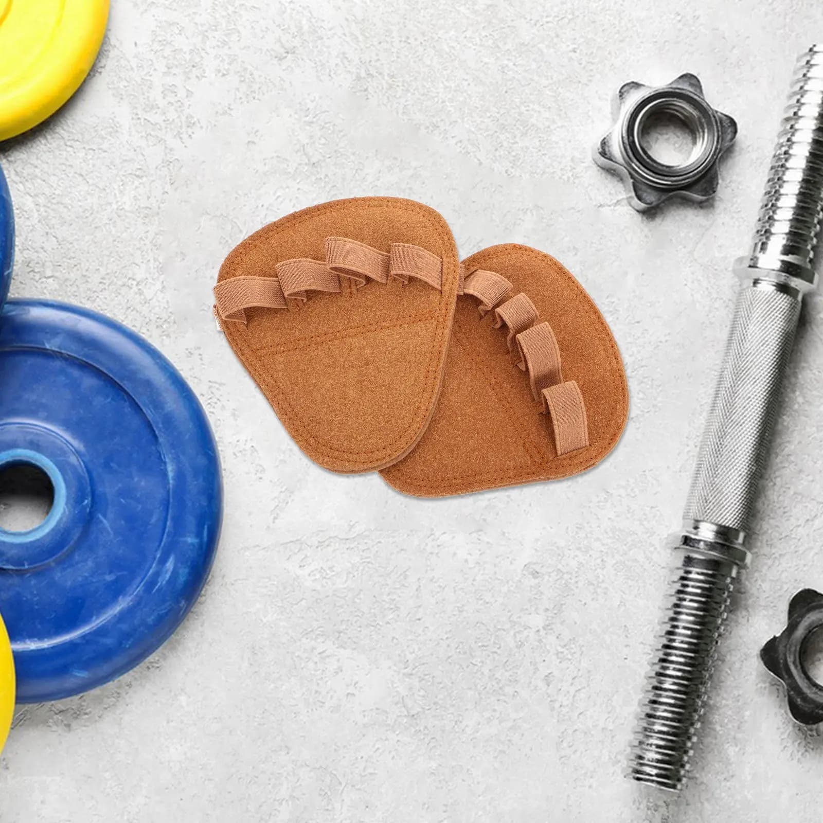 2 Guanti da Allenamento con Protezione per Quattro Dita, Antiscivolo per Sollevamento Pesi, Powerlifting, Trazioni e Esercizi in Palestra