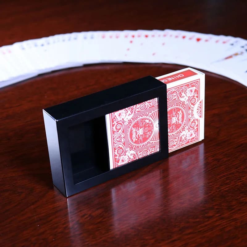 Scatola di carte di lusso di Kupper Trucchi magici Mazzo di carte a scomparsa Magia Close Up Illusioni Espedienti Mentalismo Puntelli