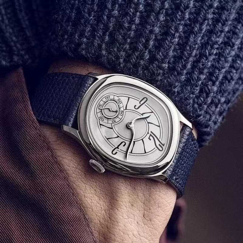 Orologi al Quarzo Unisex alla Moda con Design Originale Intrecciato, Quadrante Piccolo Indipendente, Cinturino per Uomo e Donna