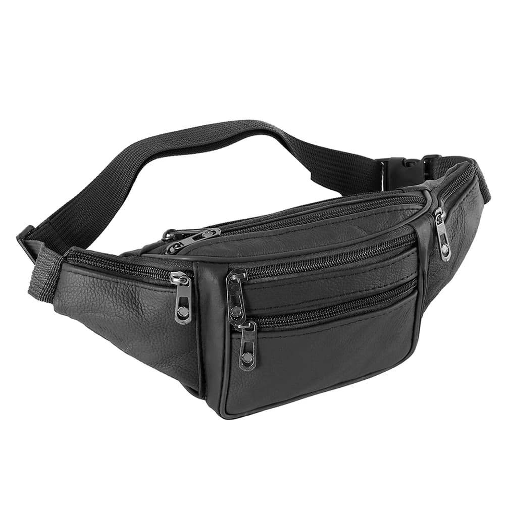 Marsupi da donna e da uomo, marsupio alla moda con 7 tasche con cerniera, cintura regolabile, marsupio casual per le donne da viaggio