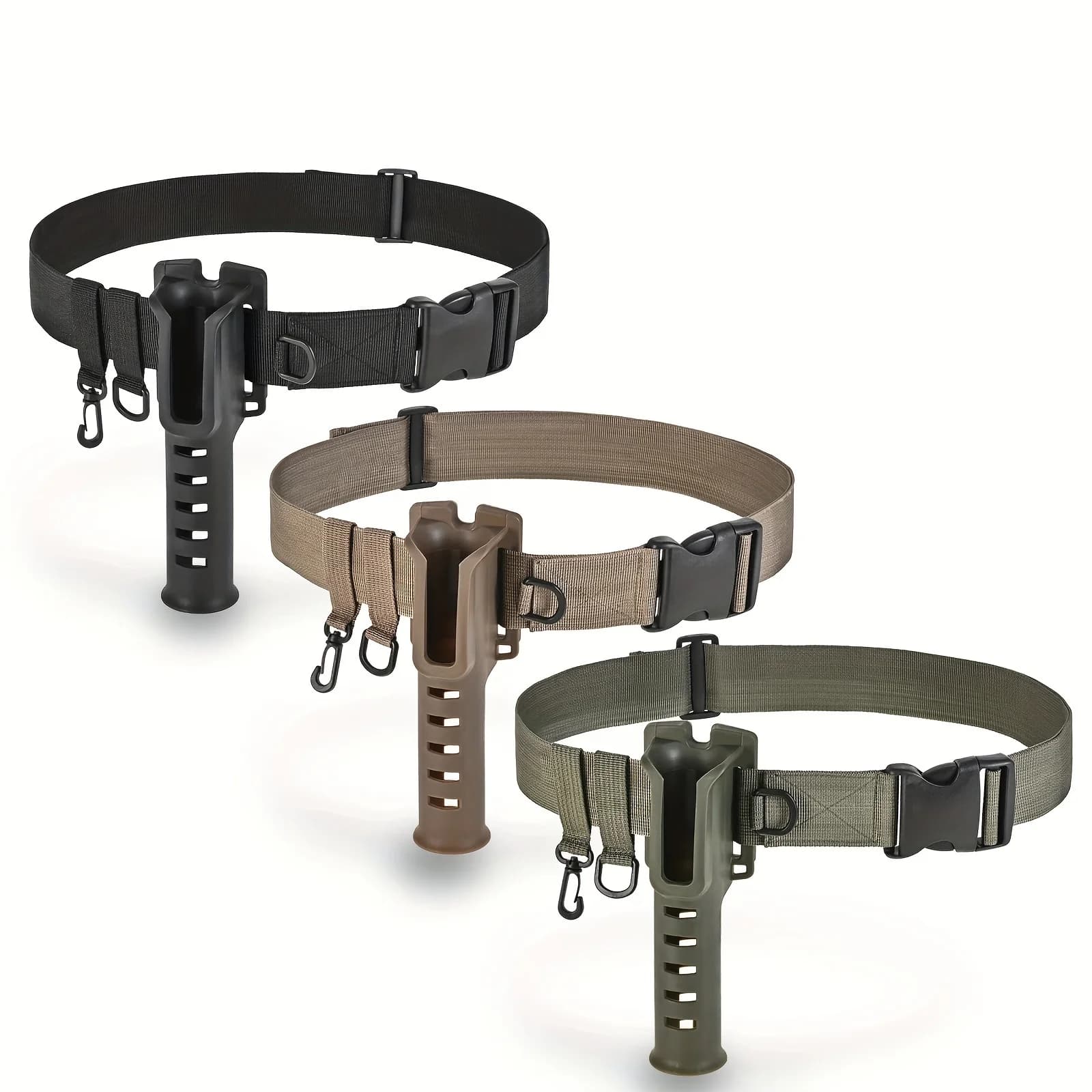 Portable Rod Holder, Fishing Gear Accessory, Adjustable Waist Fishing Rod Insertion Device Fishing Accessories Tool Outdoor