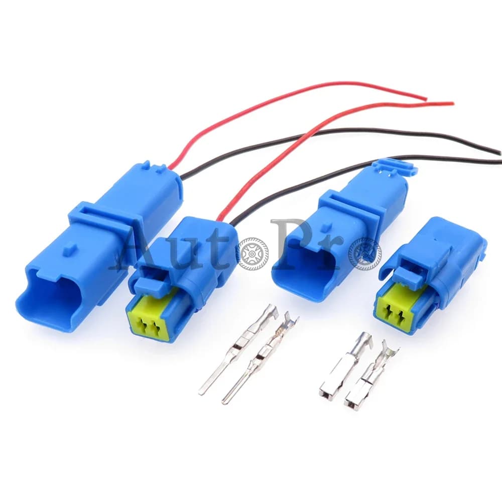1 Set 2 Hole AC Assembly Auto Wire Harness Socket Car Male Female Docking Plug For Peugeot Citroen 211PC022S6049 211PL022S6049