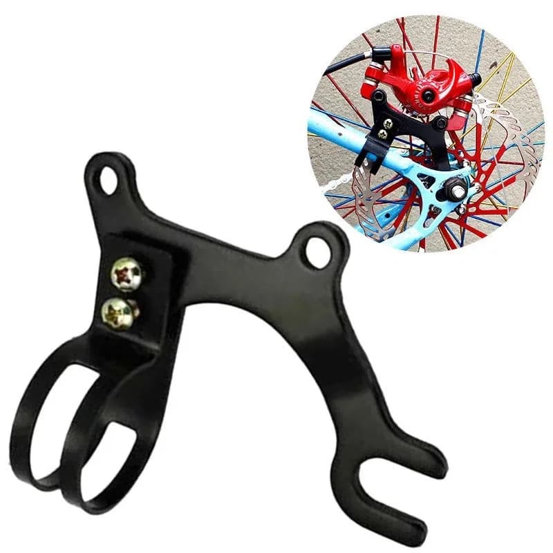 Staffa di modifica del freno a disco della bicicletta Adattatore del telaio Supporto del freno a disco Convertitore per mountain bike V Portafreno Accessori per ciclismo
