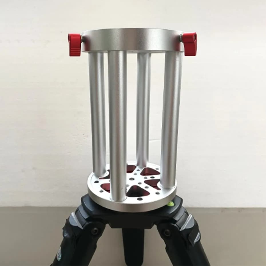 Adattatore per strumento equatoriale AM5 con sezione per aumento altezza, treppiede, colonna di prolunga, accessori per fotografia astronomica