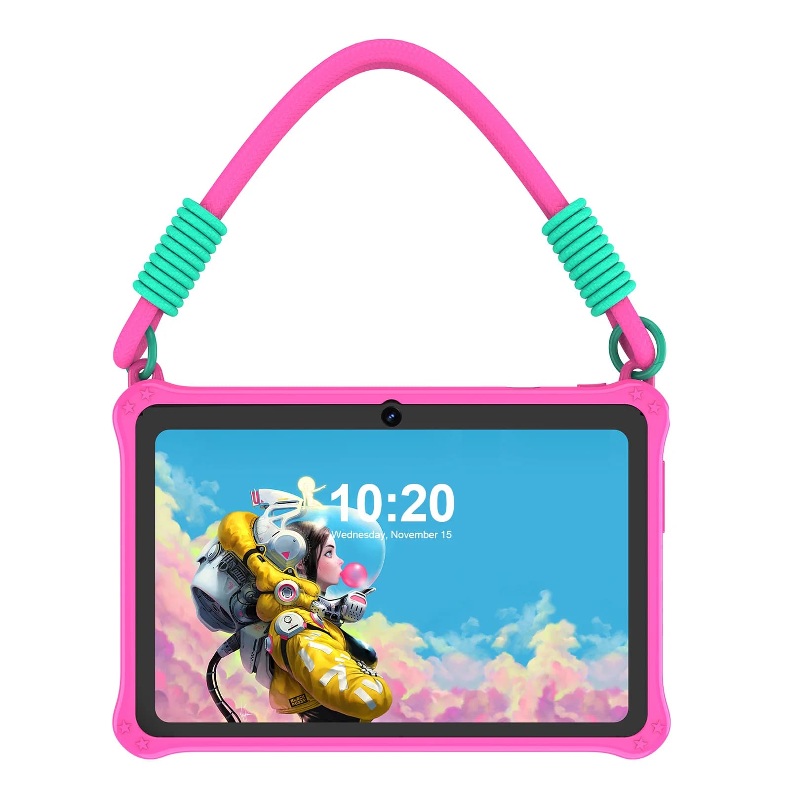 PRITOM Tablet for children from 7 inch Android 13 4 GB (2+2 VIRTUAL) RAM 32 GB ROM WiFi Bluetooth Children's software installed with cord