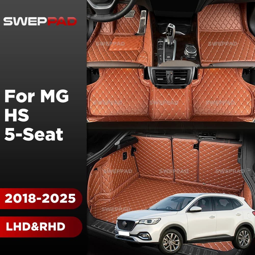 Car Floor Mats For MG HS 5-Seat 2018-2025 24 23 22 Trunk mat Cargo Liner Protection Carpet Custom Floor Liners Accessories