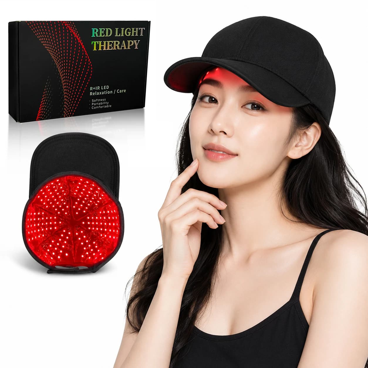 OEM/ODM Portable Hand-held LED Red Light Cap 940nm 660nm 850nm Men Women Hair Regrowth Anti-Loss Pain Relief 1 Year