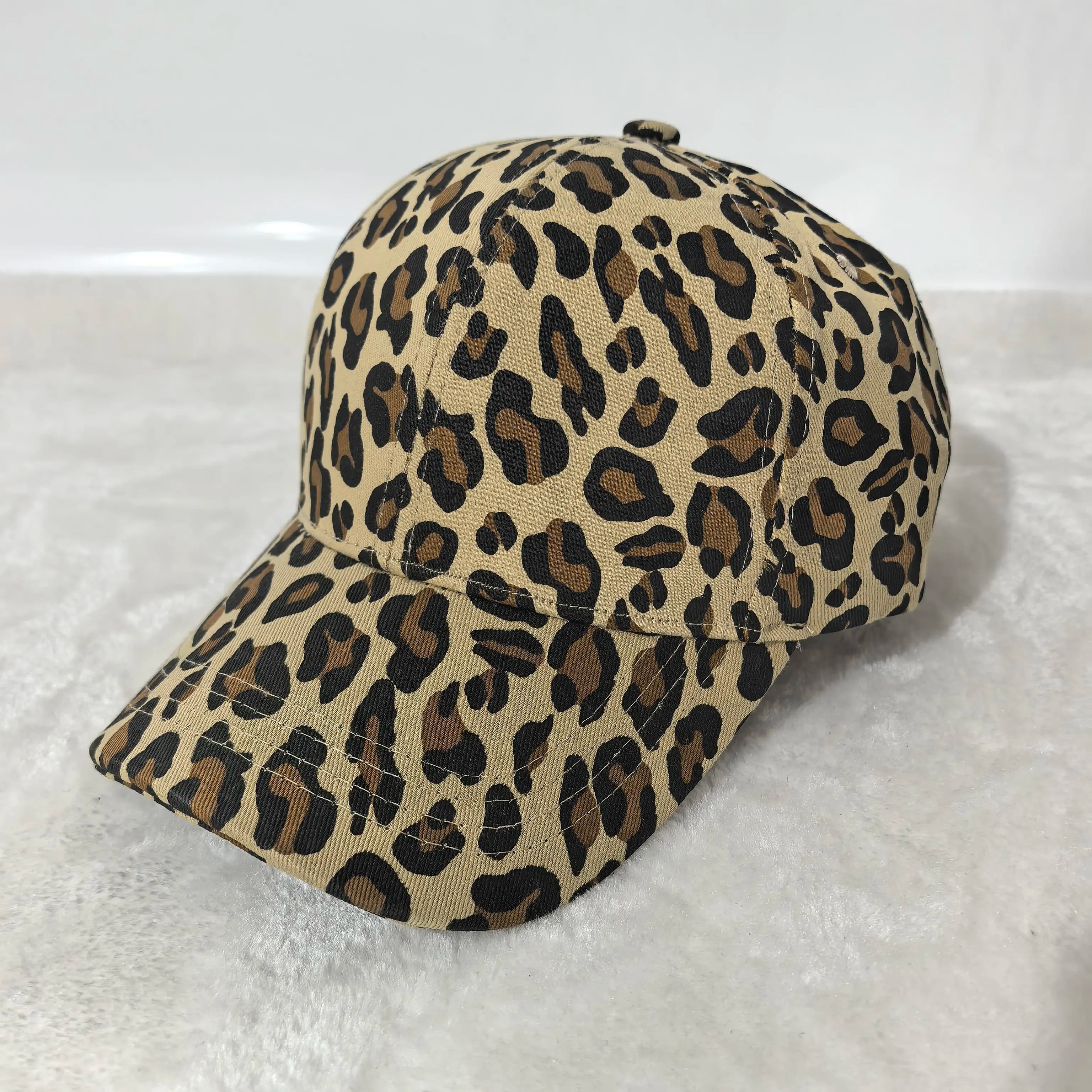 Lady Leopard Print Baseball Cap - Outdoor Adjustable Sun Hat - Casual Hat - Suitable For Spring And Autumn Travel Beach Parties