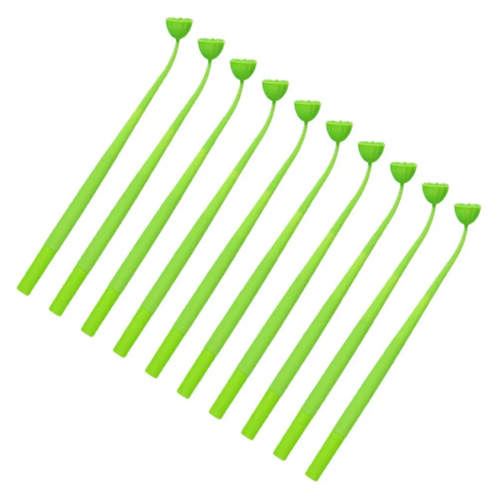 10Pcs Gel Pens Comfortable Grip Signature Pens Multipurpose Writing Tool for Students Teachers Office School Accessories
