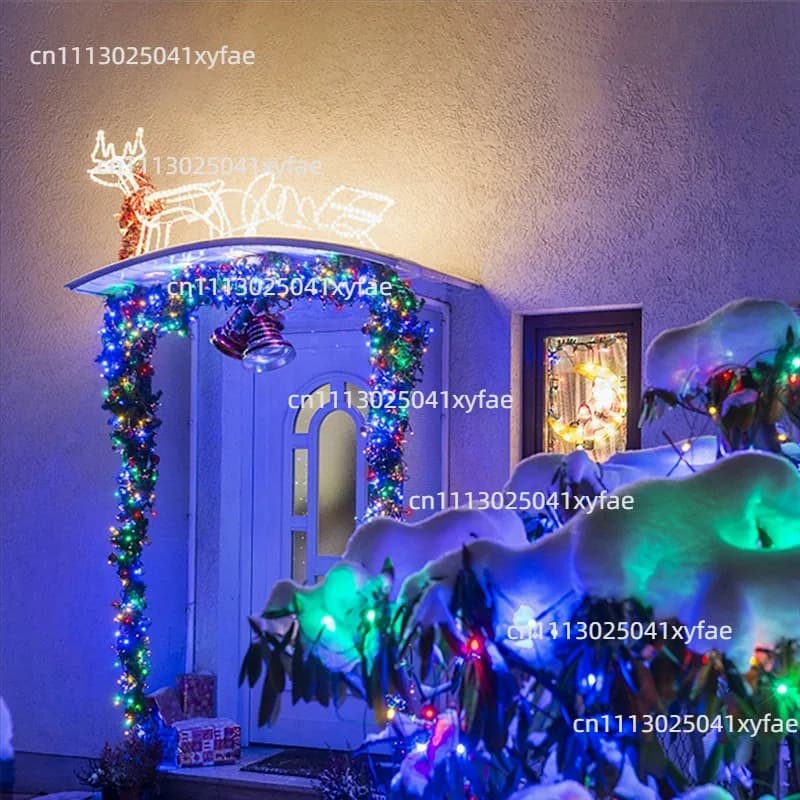 8 Modes Christmas Fairy String Lights Wedding Bedroom Garden Tree Decorative Lamp