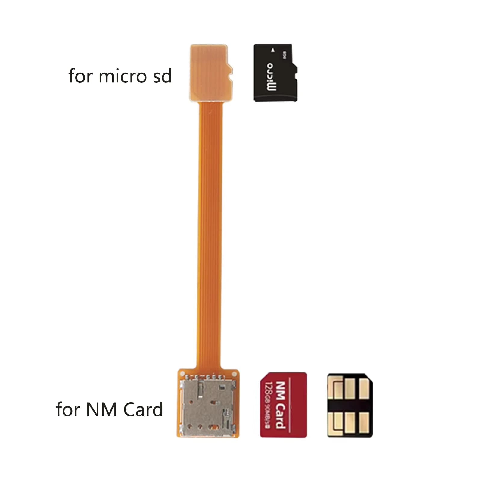 Adattatore di espansione da TF a NM, Scheda di espansione esterna con dissipazione del calore, Scheda di test, Dispositivo Micro SD, Scheda di memoria per monitoraggio