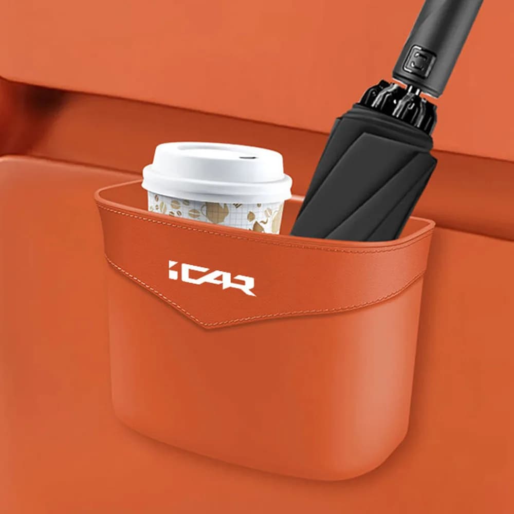 For Chery ICAR V27 Car Trash Bin Car Interior Umbrella Storage Rear Seat Box Modification Accessories And supplies