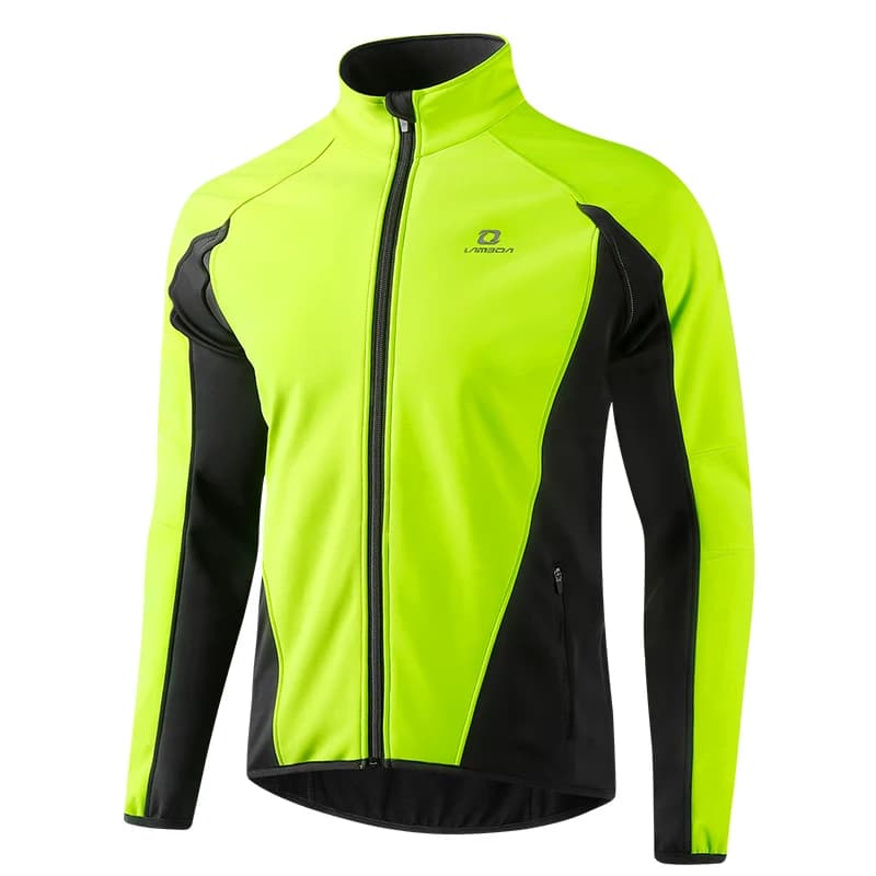 Giacca da ciclismo termica invernale Warm Up abbigliamento da bicicletta antivento impermeabile Soft Shell Coat Sport MTB Bike Jersey LM8605