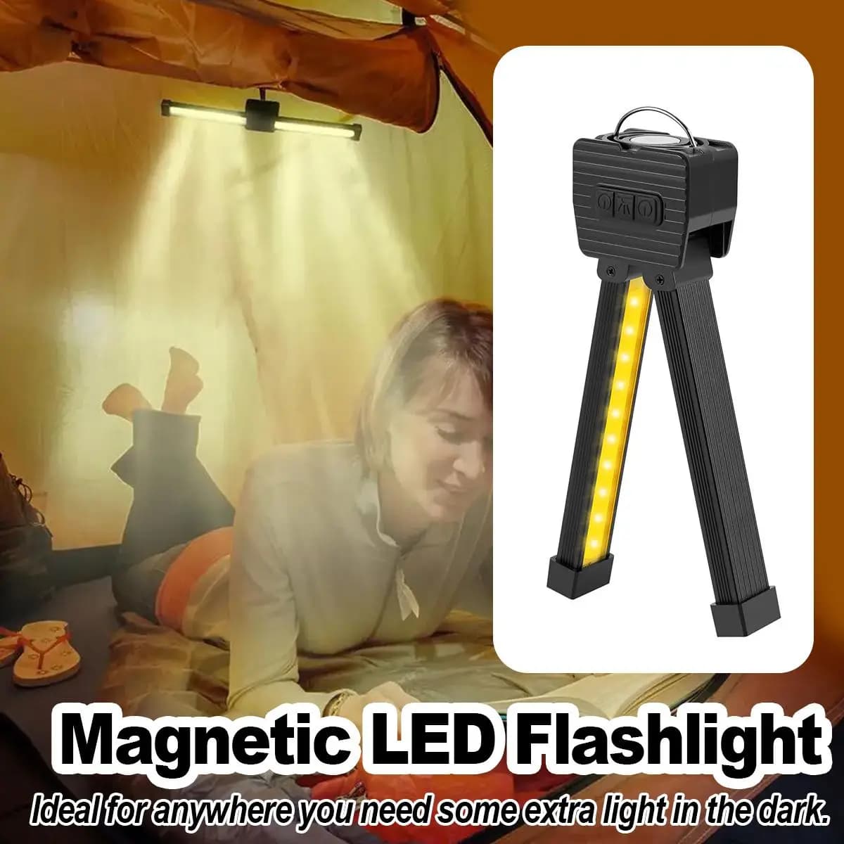 Luce di lavoro pieghevole condotta torcia t