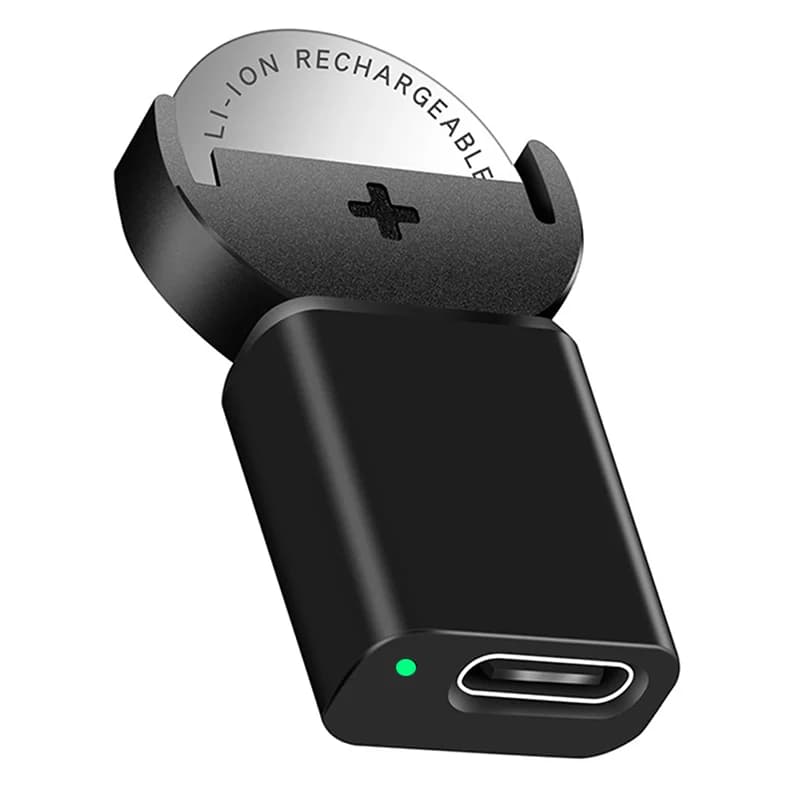 Adattatore batteria al litio CR 2032 USB tipo C per LIR2032 LIR2025 ML2032 ML2025 CR2032 Batteria a bottone a bottone Caricatore rapido