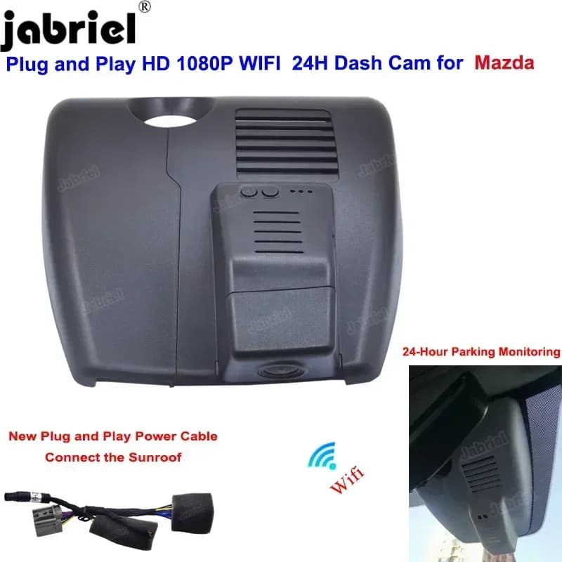 HD 1080P Wifi 24H DVR per auto Dash Cam Videoregistratore per 2018 2019 2020 2021 Mazda CX5 KF CX4 CX 5 CX 4 Dashcam Easy inatall