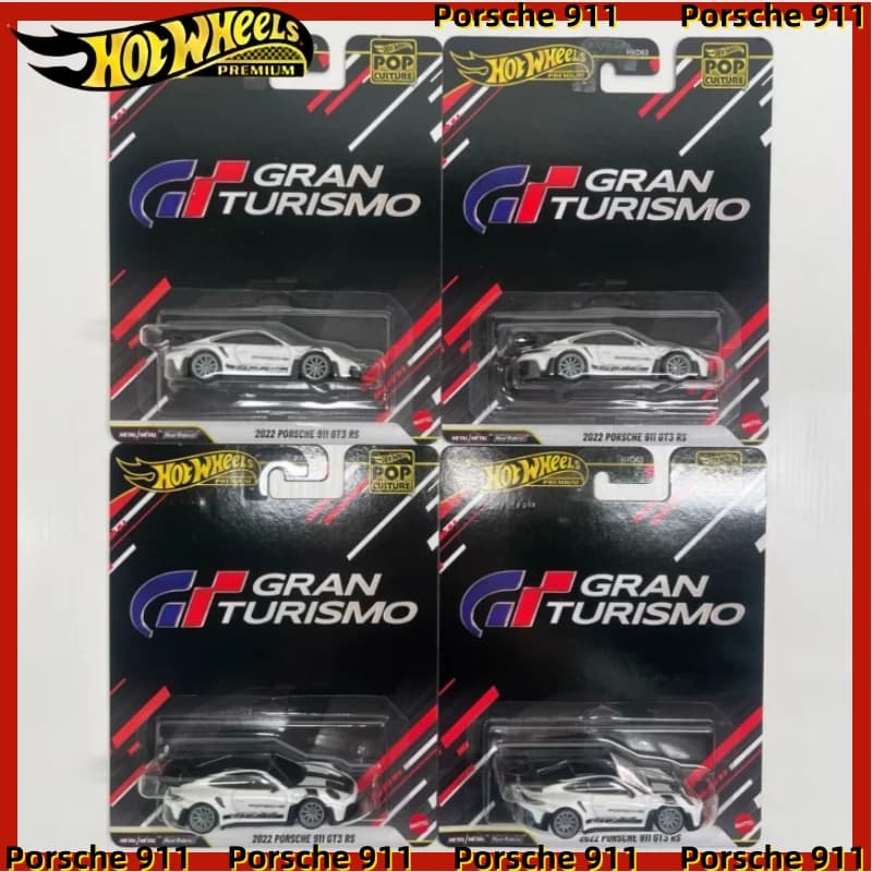 Modellino Auto in Lega Hot Wheels Premium 2022 Porsche 911 GT3 RS Gran Turismo Pop Culture HXD63 Regalo di Compleanno Disponibile