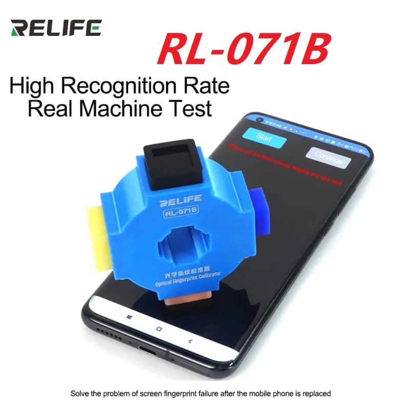 RELIFE RL-071B Optical fingerprint calibration tool 4 in 1, high recognition frequency for phone screen repair Huawei Xiaomi OPPO VIVO
